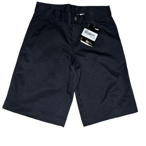 Puma drycell moisture wicking black flat front boys‎ shorts size small